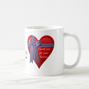 Patriotic Heart Grafik Kaffeetasse