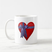 Patriotic Heart Grafik Kaffeetasse (Links)