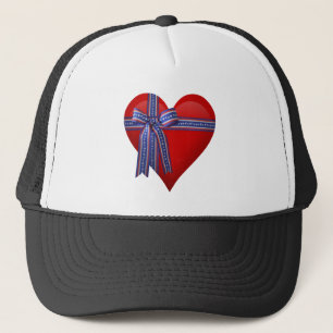 Patriotic Heart Grafik Truckerkappe