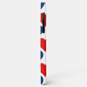 Patriotic Hearts Design Case-Mate iPhone Hülle (Hinten/Links)