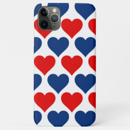 Patriotic Hearts Design Case-Mate iPhone Hülle