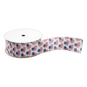 Patriotic Hearts Grosgrain Ribbon Ripsband (Spule)