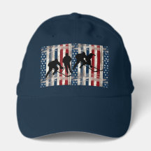 Patriotic Hockey Players Cap