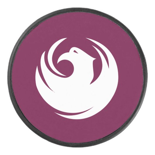 Patriotic hockey puck with flag of Phoenix City (Vorderseite)