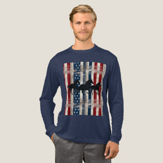 Patriotic Horses Tri-Blend Shirt