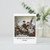 Patriotic Humous Postcard Postkarte (Stehend Vorderseite)