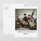 Patriotic Humous Postcard Postkarte (Vorne/Hinten)