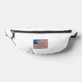 Patriotic Husband Daddy Protector Hero Flag Shirt  Bauchtasche (Ablage )