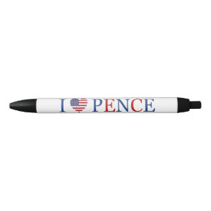 Patriotic I Heart Liebe Mike Pence Flag Kugelschreiber