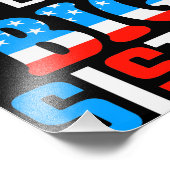 Patriotic, ich werde eine große Schwester sein Fotodruck (Ecke)