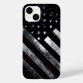 Patriotic Industrial American Flag Case-Mate iPhone Hülle (Rückseite)