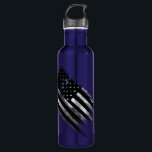 Patriotic Industrial American Flag Edelstahlflasche<br><div class="desc">Zeige deine Freiheit mit Stolz!</div>