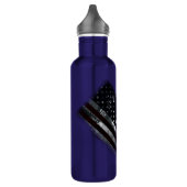 Patriotic Industrial American Flag Edelstahlflasche (Links)