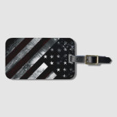 Patriotic Industrial American Flag Gepäckanhänger (Vorderseite (Horizontal))