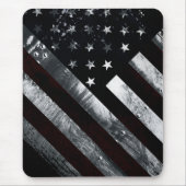 Patriotic Industrial American Flag Mousepad (Vorne)