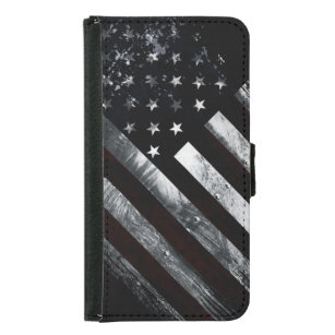 Patriotic Industrial American Flag Geldbeutel Hülle Für Das Samsung Galaxy S5
