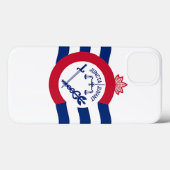 Patriotic Ipad Air Case mit Cincinnati Flag (Rückseite (Horizontal))