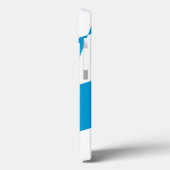 Patriotic Ipad Air Case mit der bayerischen Flagge (Rückseite / Links)