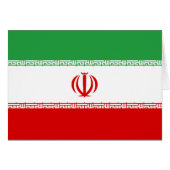 Patriotic Iran Flag (Vorderseite (Horizontal))