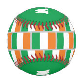 Patriotic IRELAND Custom Scripting FLAG Baseball (Rückseite)