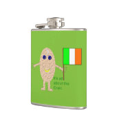 Patriotic Irish Egal Flask Flachmann (Links)
