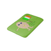 Patriotic Irish Egg Bath Mat Badematte (Schrägansicht)