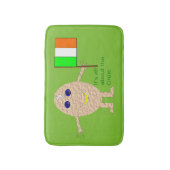 Patriotic Irish Egg Bath Mat Badematte (Vorderseite Vertikal)