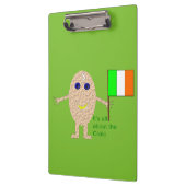 Patriotic Irish Egg Clipboard Klemmbrett (Links)