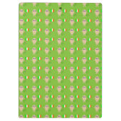 Patriotic Irish Egg Clipboard Klemmbrett (Rückseite)