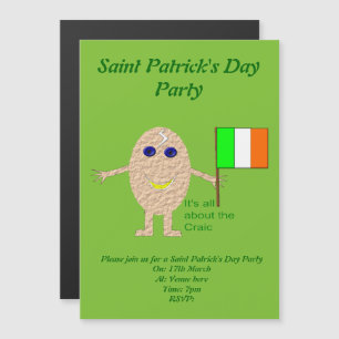 Patriotic Irish Egg Custom Einladung