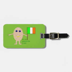 Patriotic Irish Egg Custom Gepäckanhänger