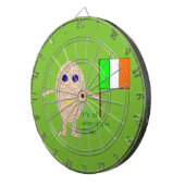 Patriotic Irish Egg Dart Board Dartscheibe (Vorderseite rechts)