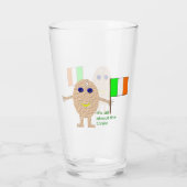 Patriotic Irish Egg Glas (Rückseite)