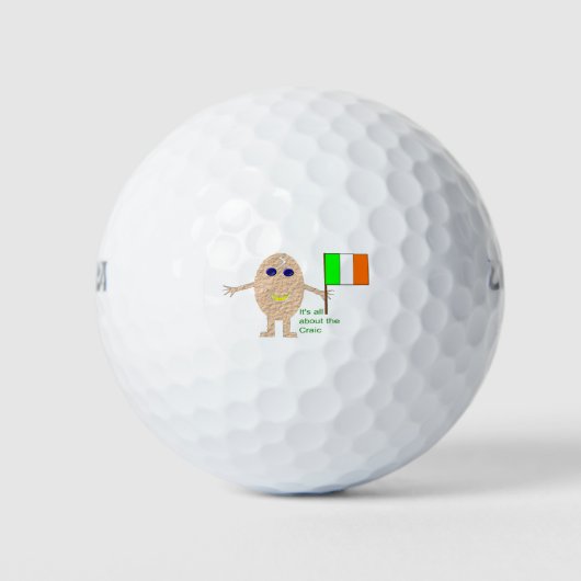 Patriotic Irish Egg Golf Ball (Vorderseite)