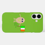 Patriotic Irish Egg iPhone Case (Rückseite (Horizontal))