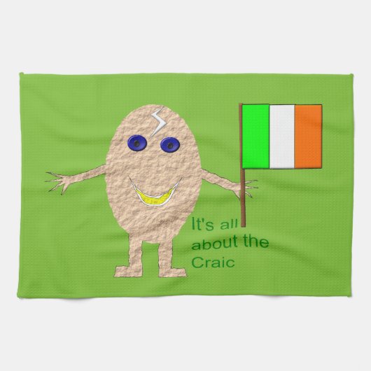 Patriotic Irish Egg Küchentücher (Horizontal)