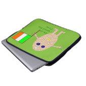 Patriotic Irish Egg Laptop Sleeve (Vorne Knopf)