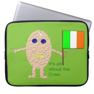 Patriotic Irish Egg Laptop Sleeve