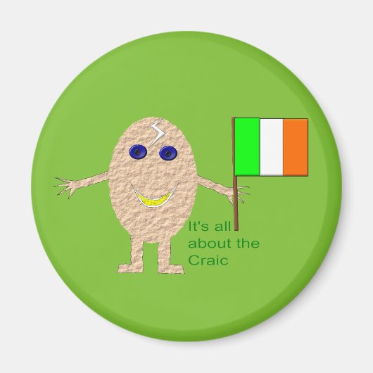 Patriotic Irish Egg Magnet (Vorne)