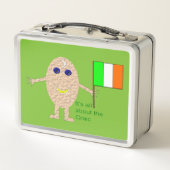 Patriotic Irish Egg Metal Lunch Box (Rückseite)