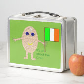 Patriotic Irish Egg Metal Lunch Box (Beispiel)