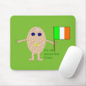 Patriotic Irish Egg Mousepad (Mit Mouse)