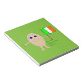 Patriotic Irish Egg Notepad Notizblock (angewinkelt)