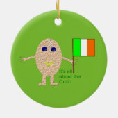Patriotic Irish Egg Ornament (Hinten)