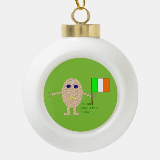 Patriotic Irish Egg Ornament (Vorderseite)