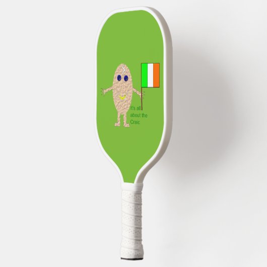 Patriotic Irish Egg Pickleball Schläger (Links)