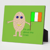 Patriotic Irish Egg Plaque Fotoplatte (Seite)