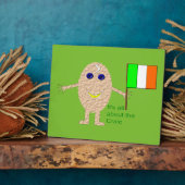 Patriotic Irish Egg Plaque Fotoplatte (Seite)