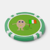 Patriotic Irish Egg Pokerchips (Einzeln)