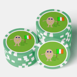 Patriotic Irish Egg Pokerchips